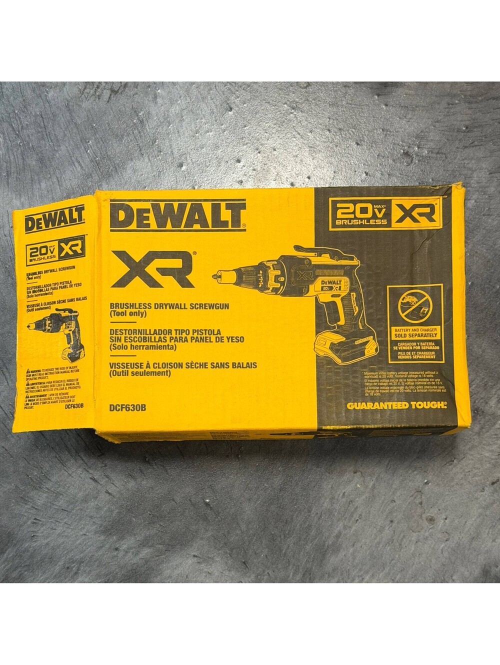 NEW genuine DeWALT DCF630B 20 V XR Brushless Drywall Screw Gun OPEN BOX